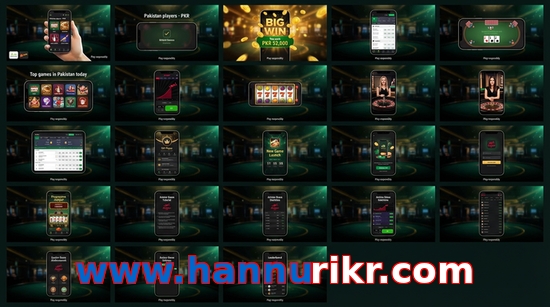 Main screen of Www.hannurikr.com bet page for PK players