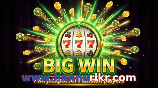 Big win animation on Www.hannurikr.com slot game